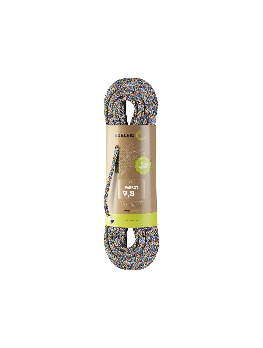 EDELRID Lina dynamiczna PARROT 9,8 mm x 60 m assorted colours
