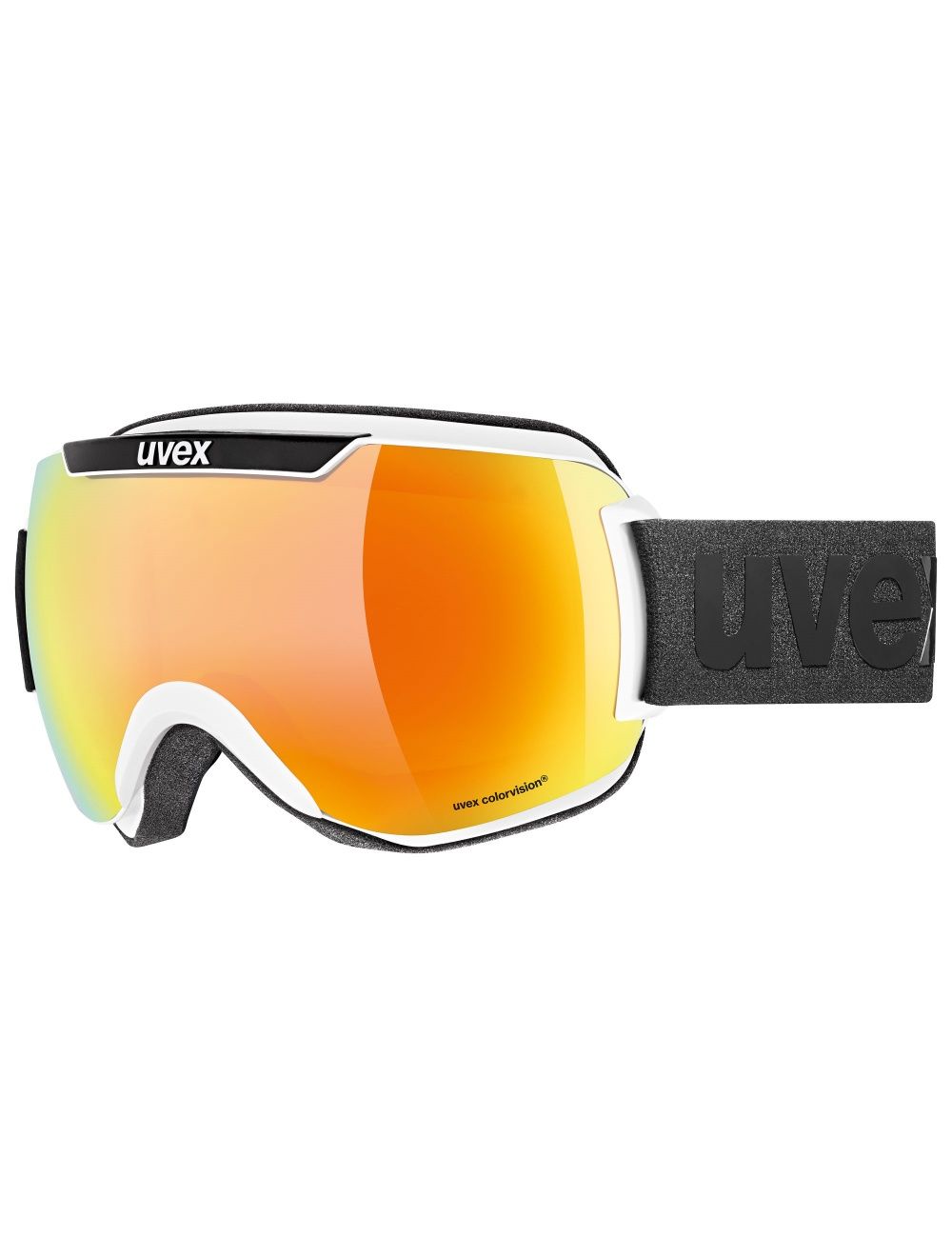 UVEX Gogle narciarskie DOWNHILL 2000 CV 1230 white-black/orange green