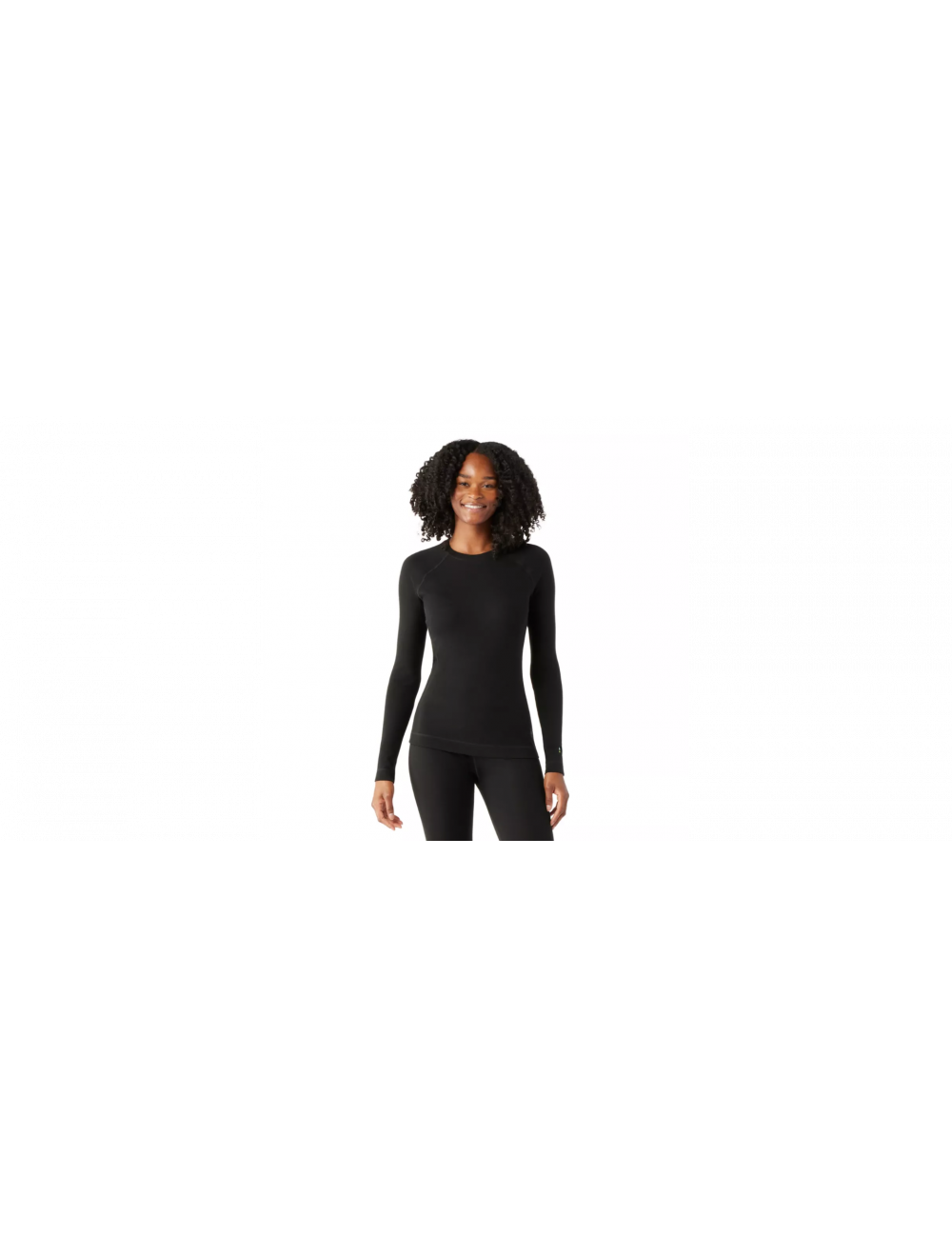SMARTWOOL Koszulka termoaktywna damska Women's Classic Thermal Merino Base Layer Crew black