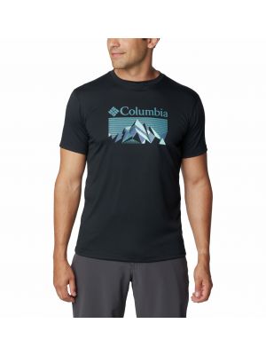 COLUMBIA Koszulka męska Zero Rules Short Sleeve Graphic Shirt black fractal peaks