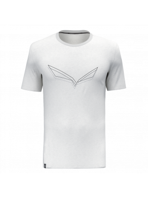 SALEWA Koszulka męska Pure Eagle Frame Dry M T-shirt white
