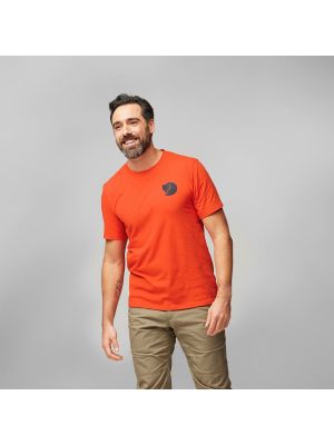 FJALLRAVEN Koszulka męska Walk With Nature T-shirt M flame orange