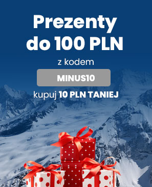 Prezenty do 100 PLN z kodem: MINUS10